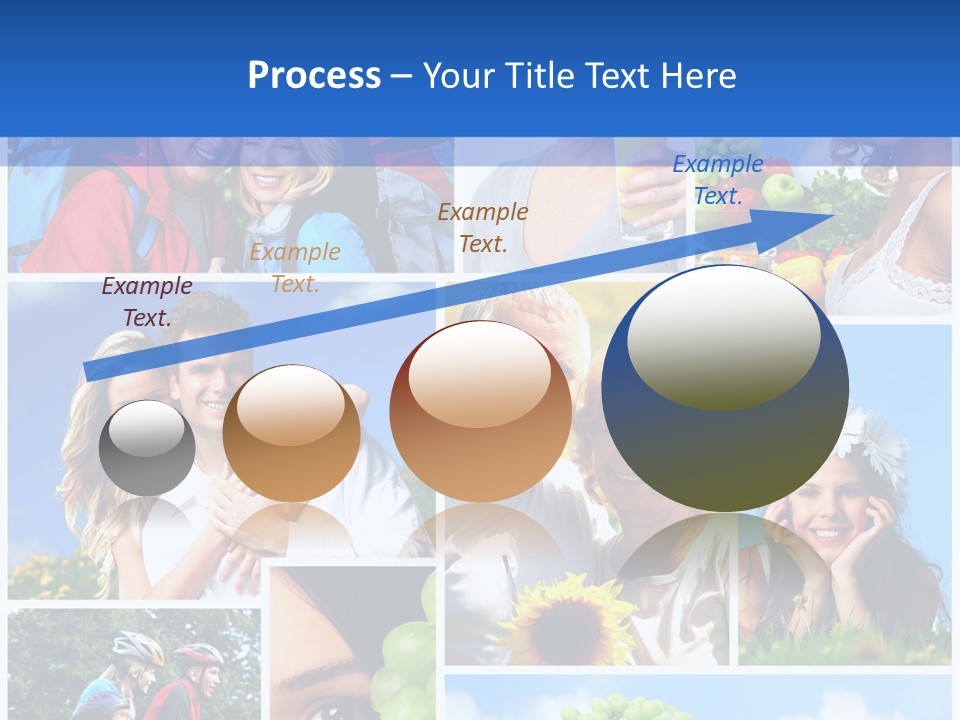 Elderly Portrait Fun PowerPoint Template