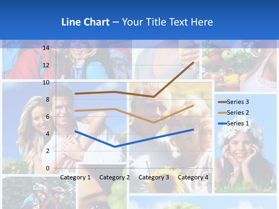 Elderly Portrait Fun PowerPoint Template