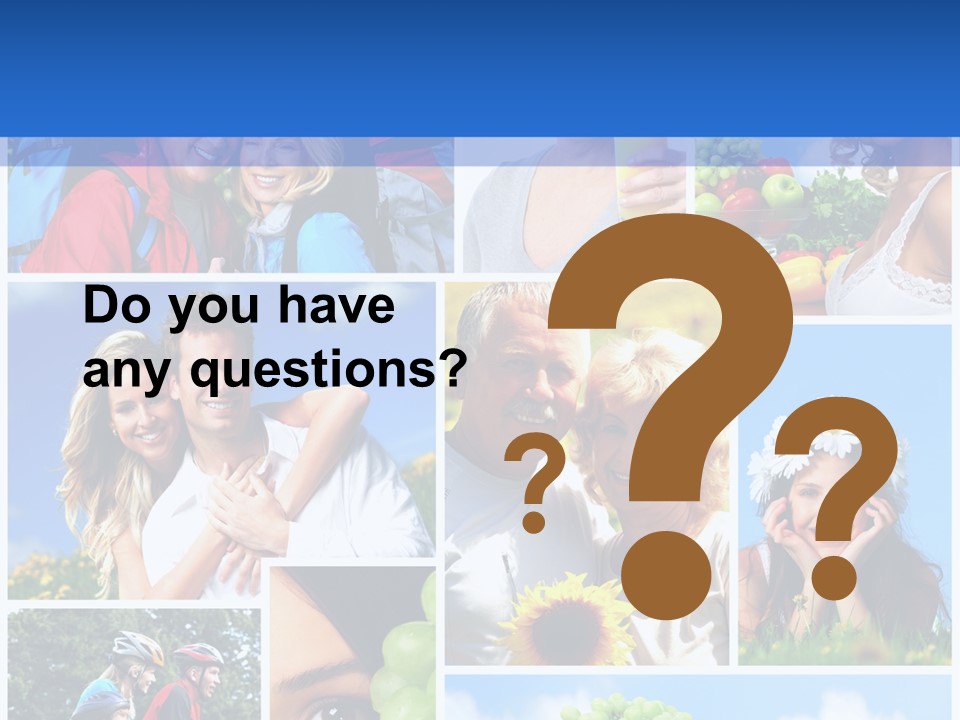 Elderly Portrait Fun PowerPoint Template