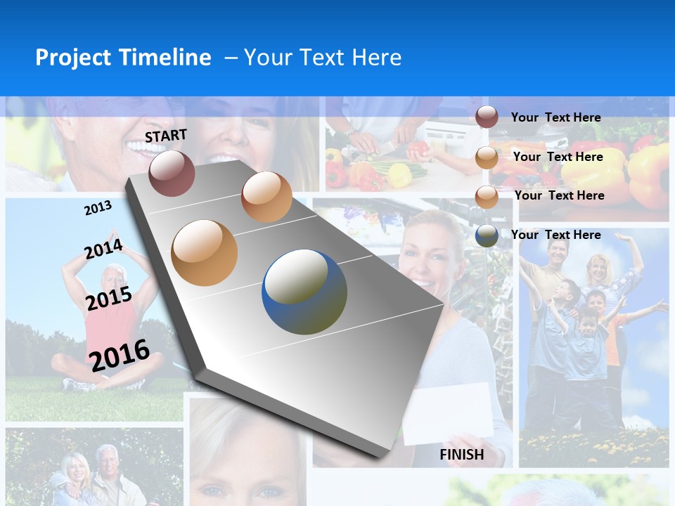 Person Fun Active PowerPoint Template