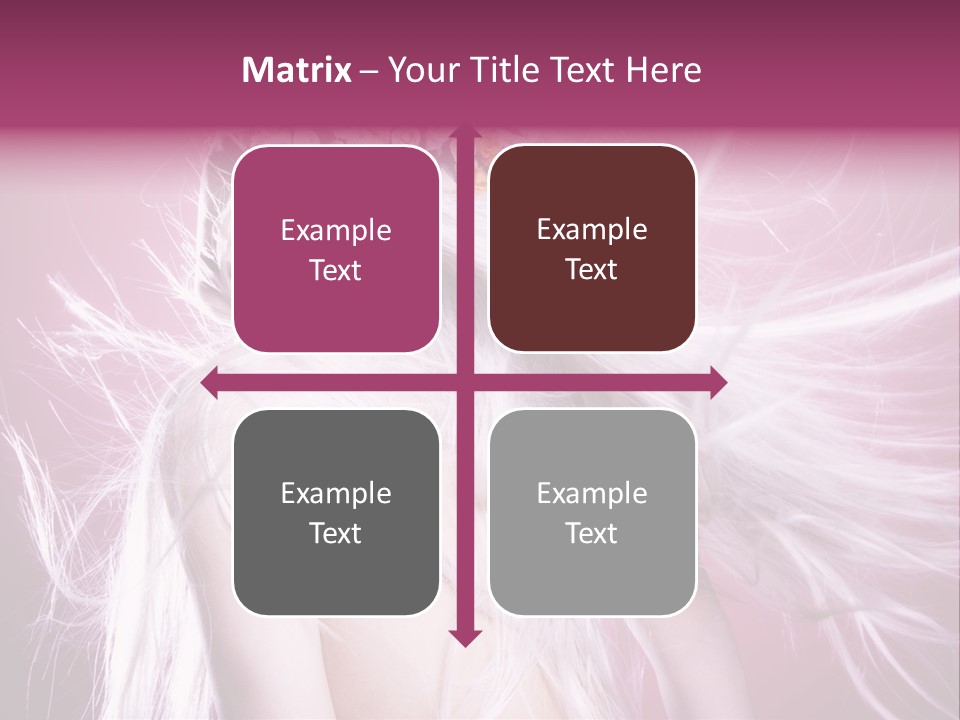 Young Wreath Of Flowers Tender PowerPoint Template