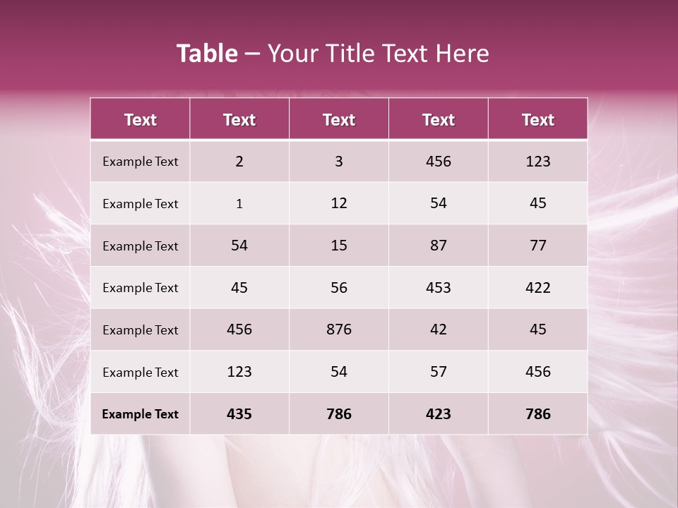 Young Wreath Of Flowers Tender PowerPoint Template