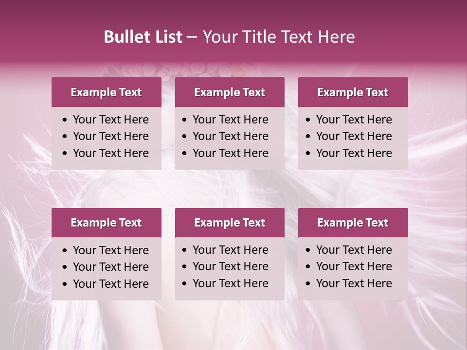 Young Wreath Of Flowers Tender PowerPoint Template