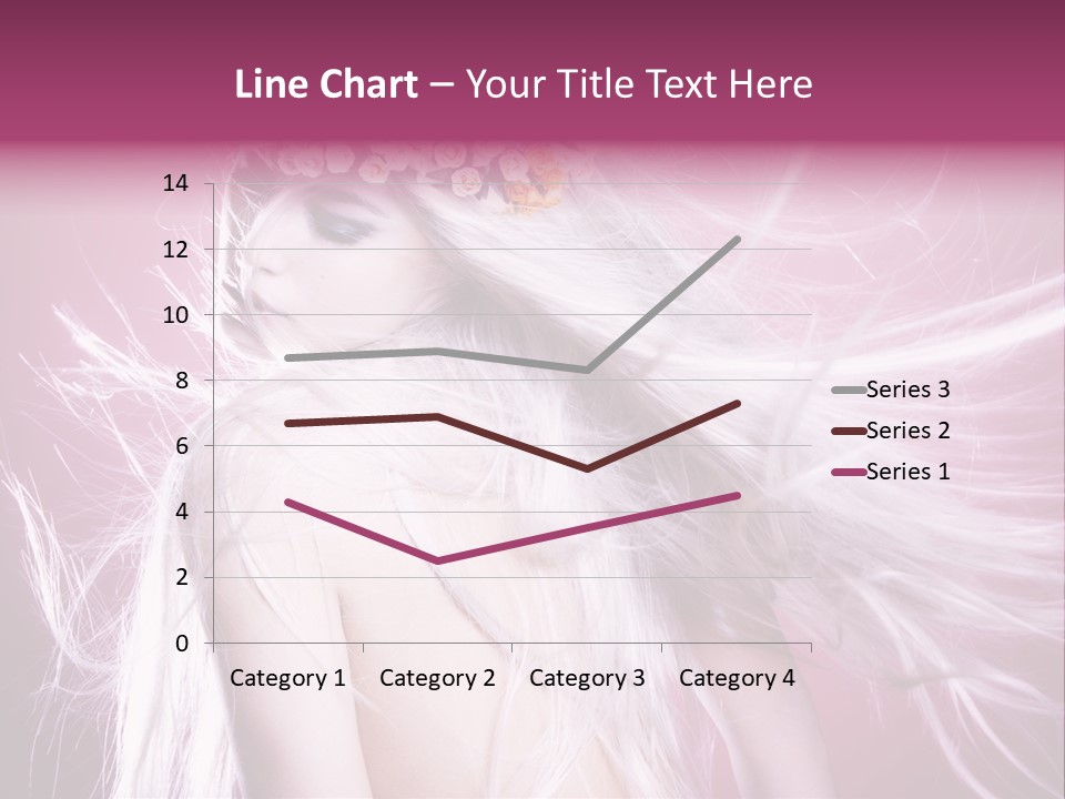 Young Wreath Of Flowers Tender PowerPoint Template