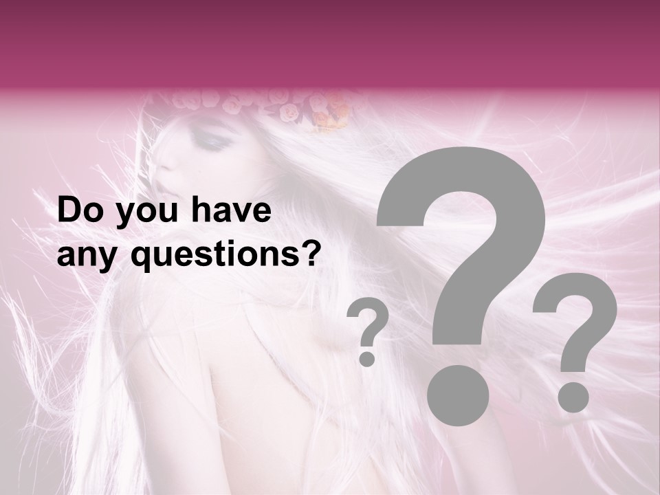 Young Wreath Of Flowers Tender PowerPoint Template