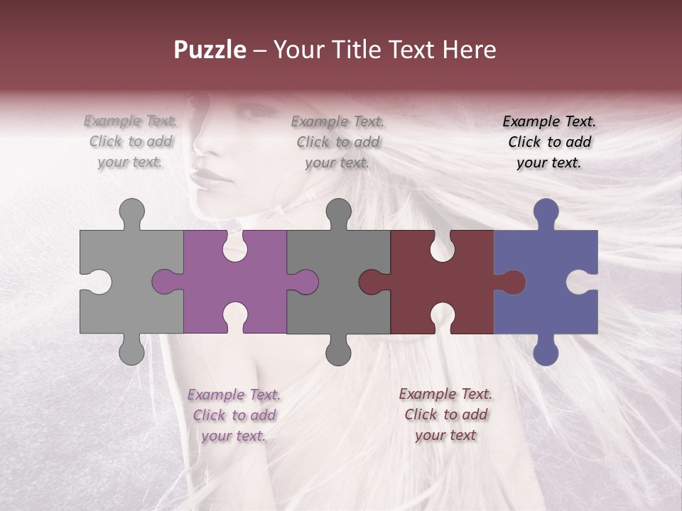 Hair Magical Fantasy PowerPoint Template