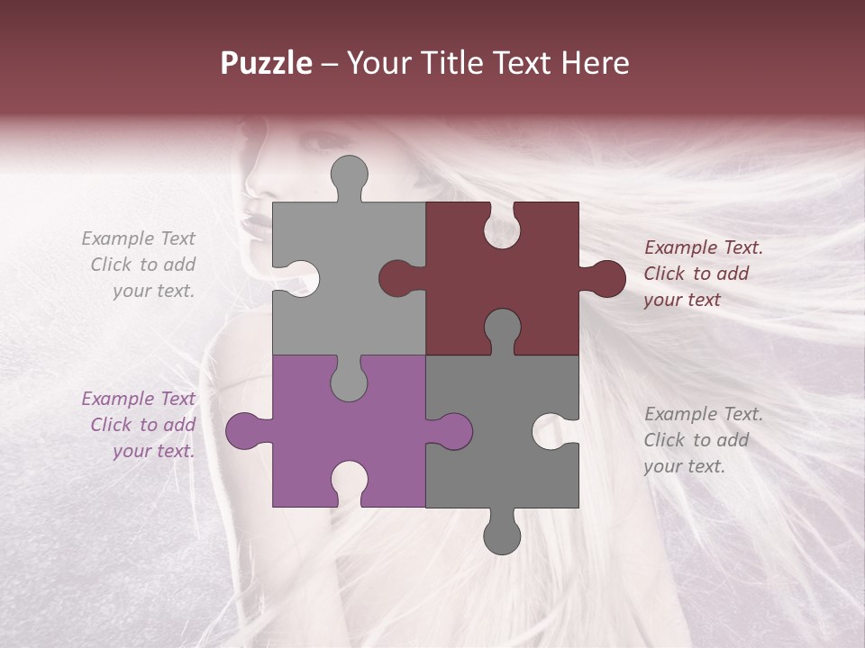 Hair Magical Fantasy PowerPoint Template