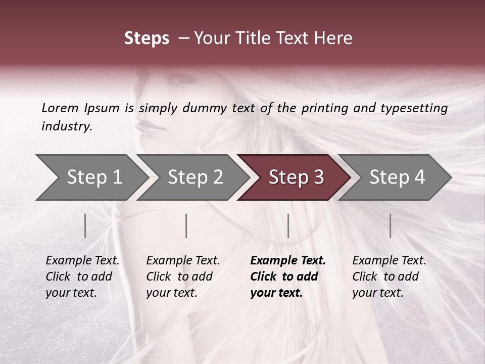 Hair Magical Fantasy PowerPoint Template