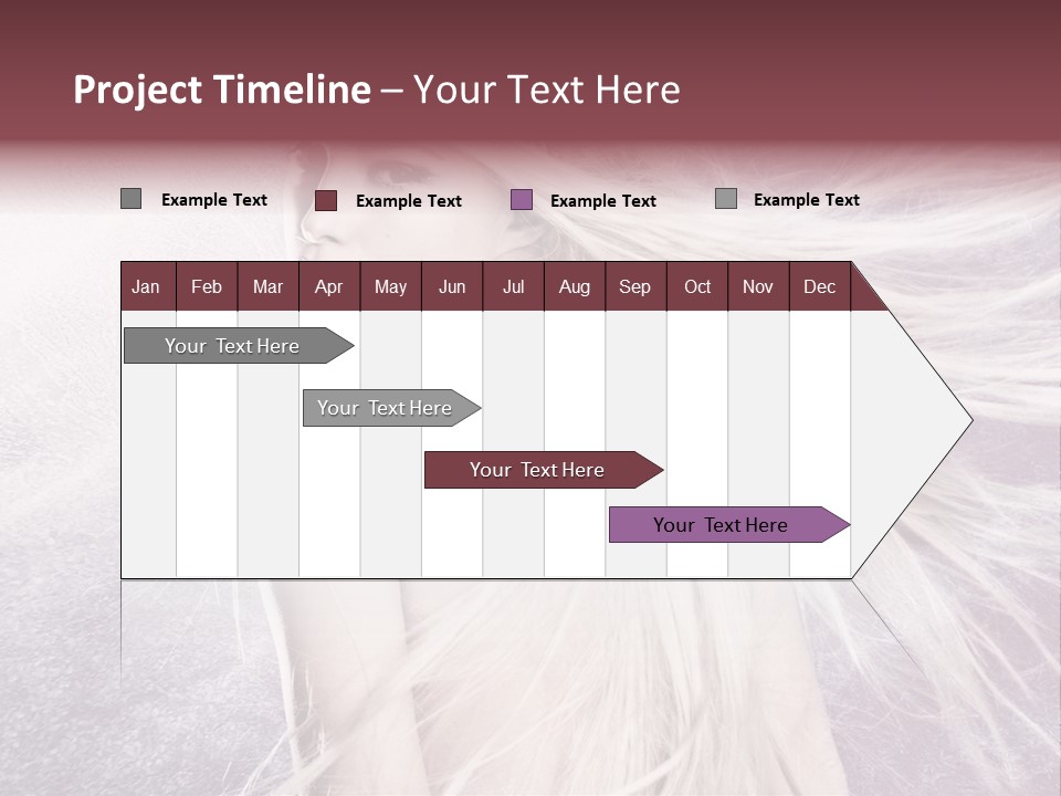 Hair Magical Fantasy PowerPoint Template