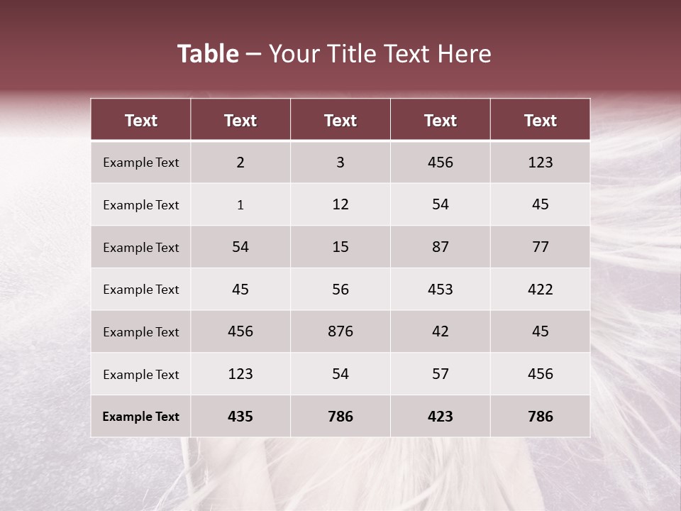 Hair Magical Fantasy PowerPoint Template