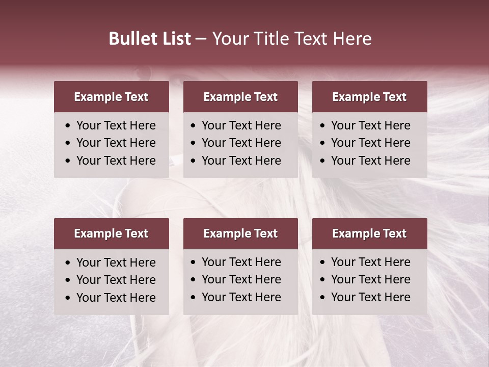 Hair Magical Fantasy PowerPoint Template