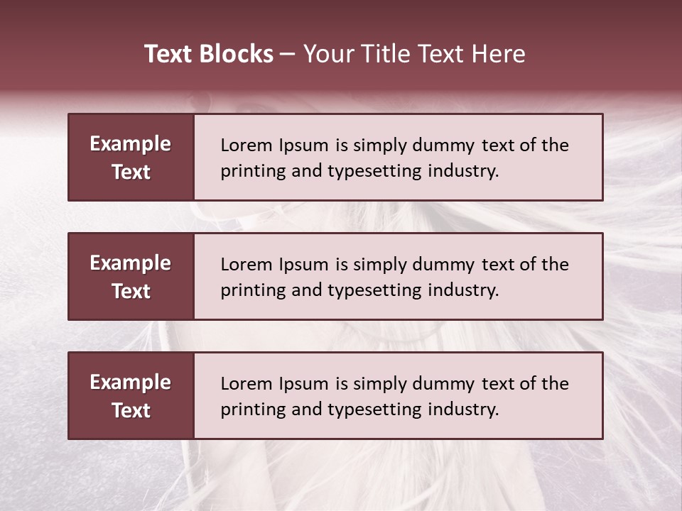 Hair Magical Fantasy PowerPoint Template