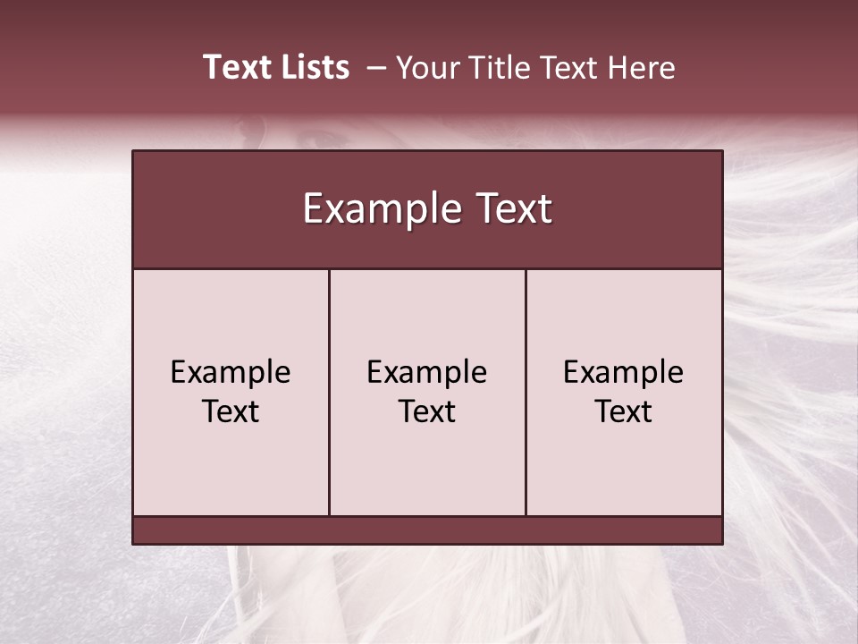 Hair Magical Fantasy PowerPoint Template
