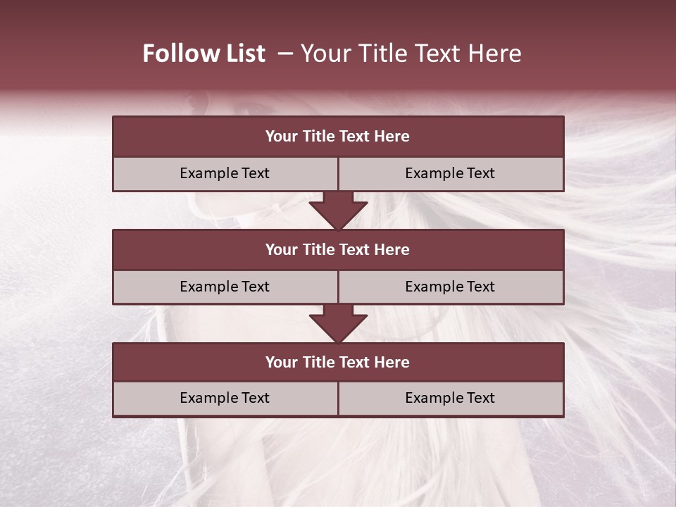 Hair Magical Fantasy PowerPoint Template