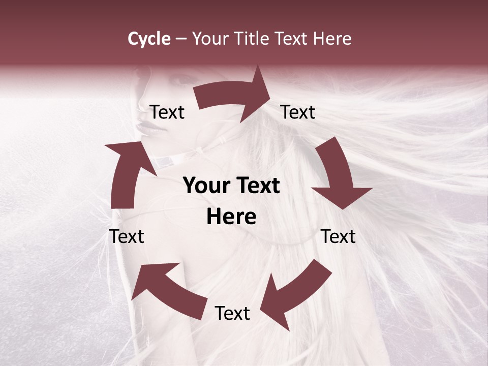 Hair Magical Fantasy PowerPoint Template