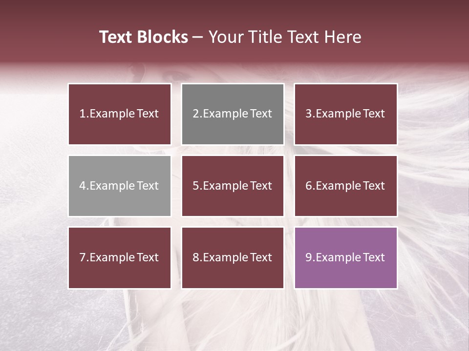 Hair Magical Fantasy PowerPoint Template