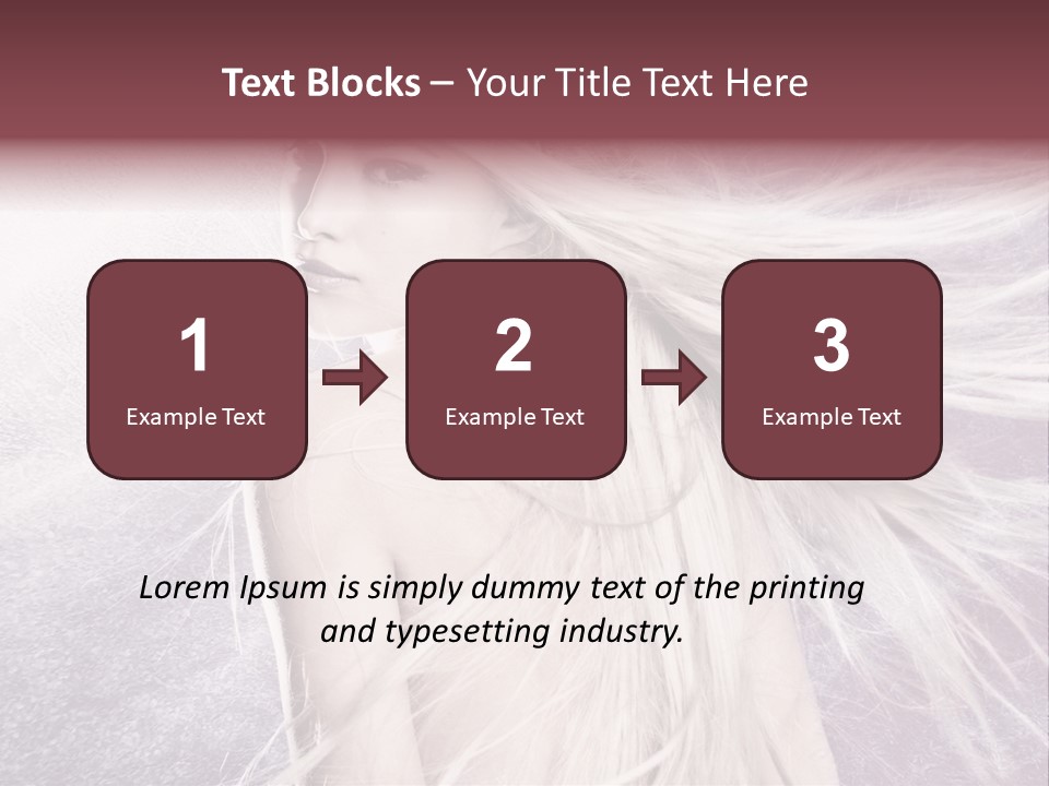 Hair Magical Fantasy PowerPoint Template