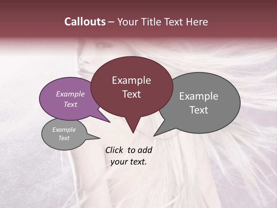 Hair Magical Fantasy PowerPoint Template