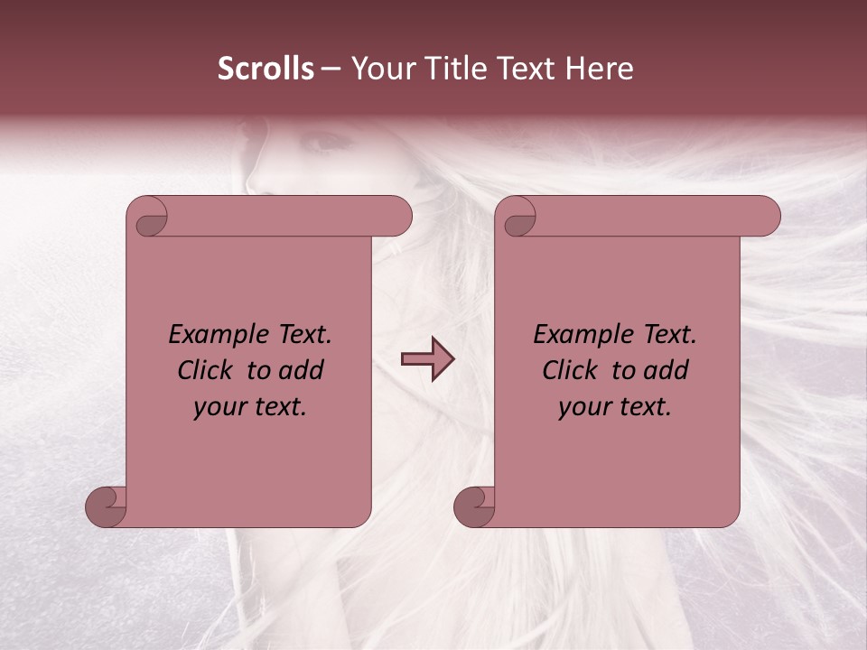 Hair Magical Fantasy PowerPoint Template