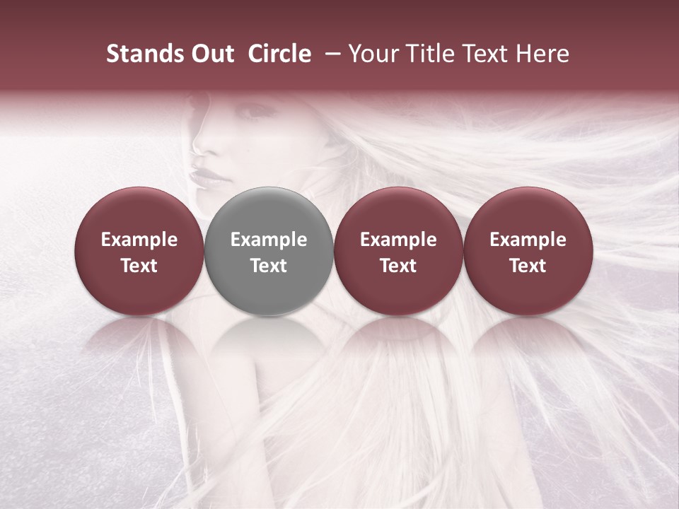 Hair Magical Fantasy PowerPoint Template