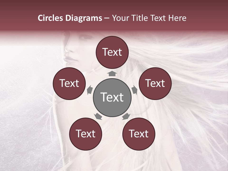 Hair Magical Fantasy PowerPoint Template