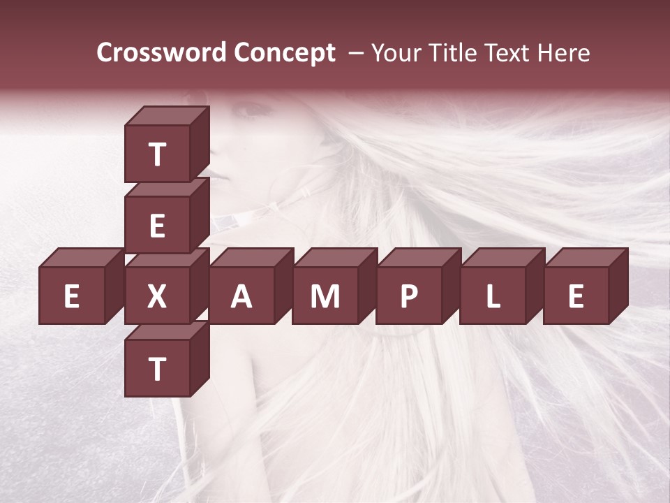 Hair Magical Fantasy PowerPoint Template