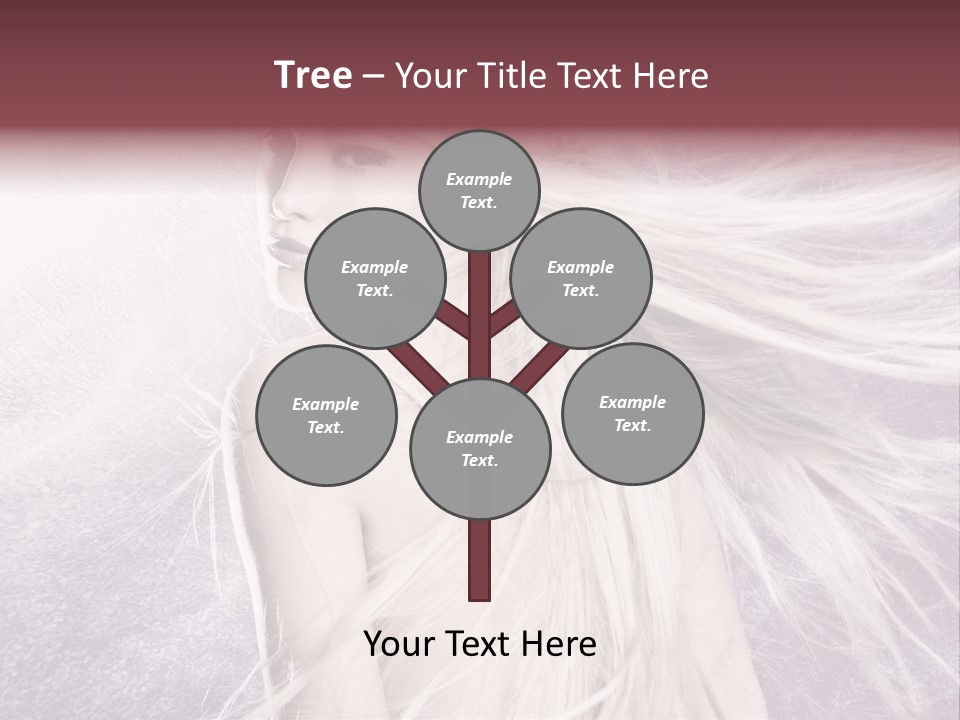 Hair Magical Fantasy PowerPoint Template