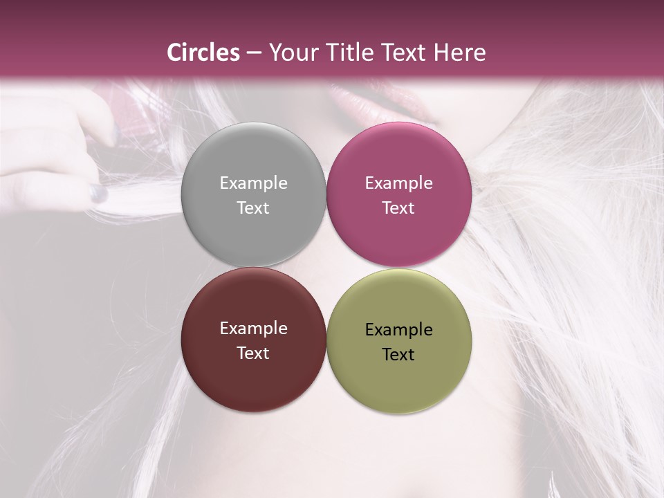 Woman Female Model PowerPoint Template