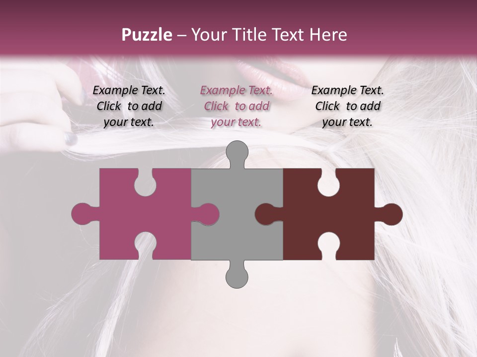 Woman Female Model PowerPoint Template