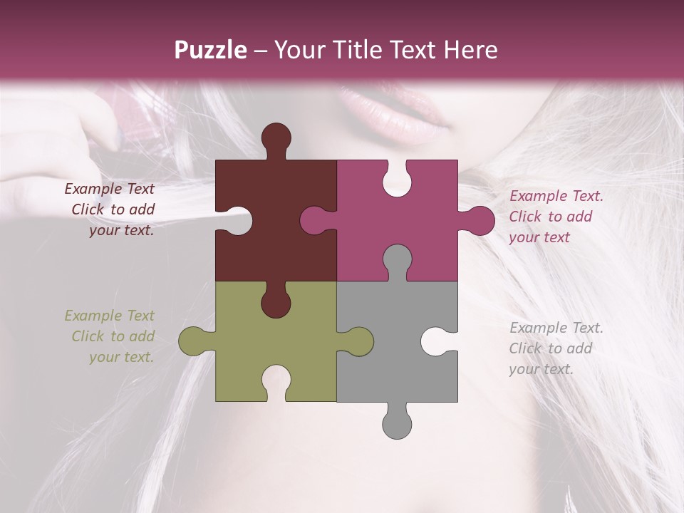 Woman Female Model PowerPoint Template