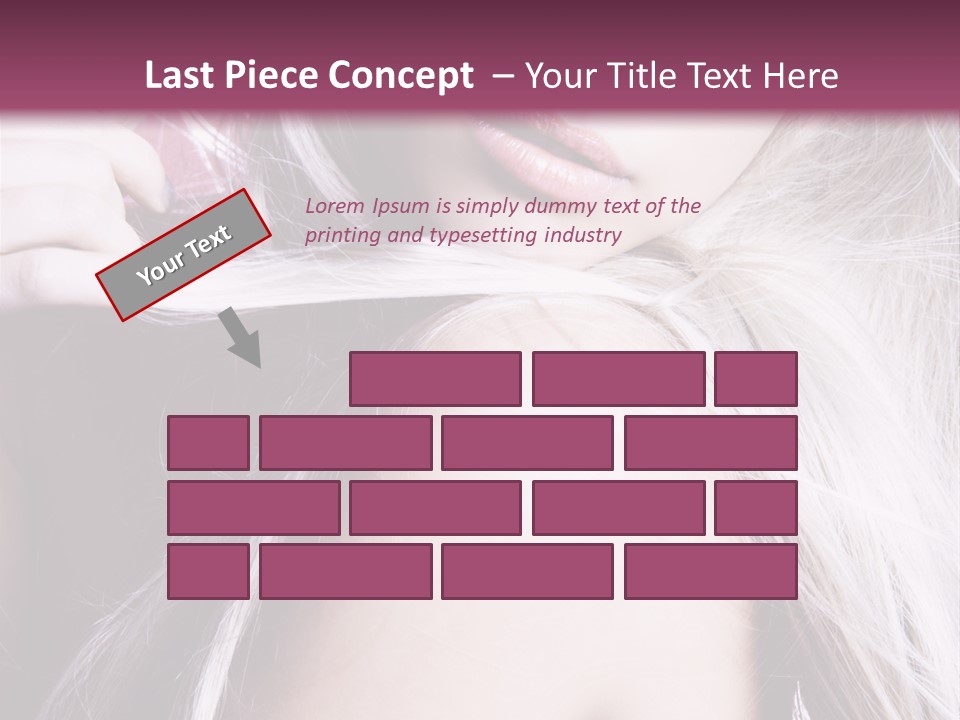 Woman Female Model PowerPoint Template