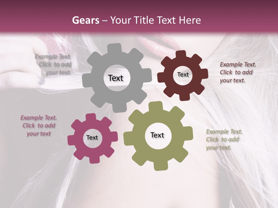 Woman Female Model PowerPoint Template