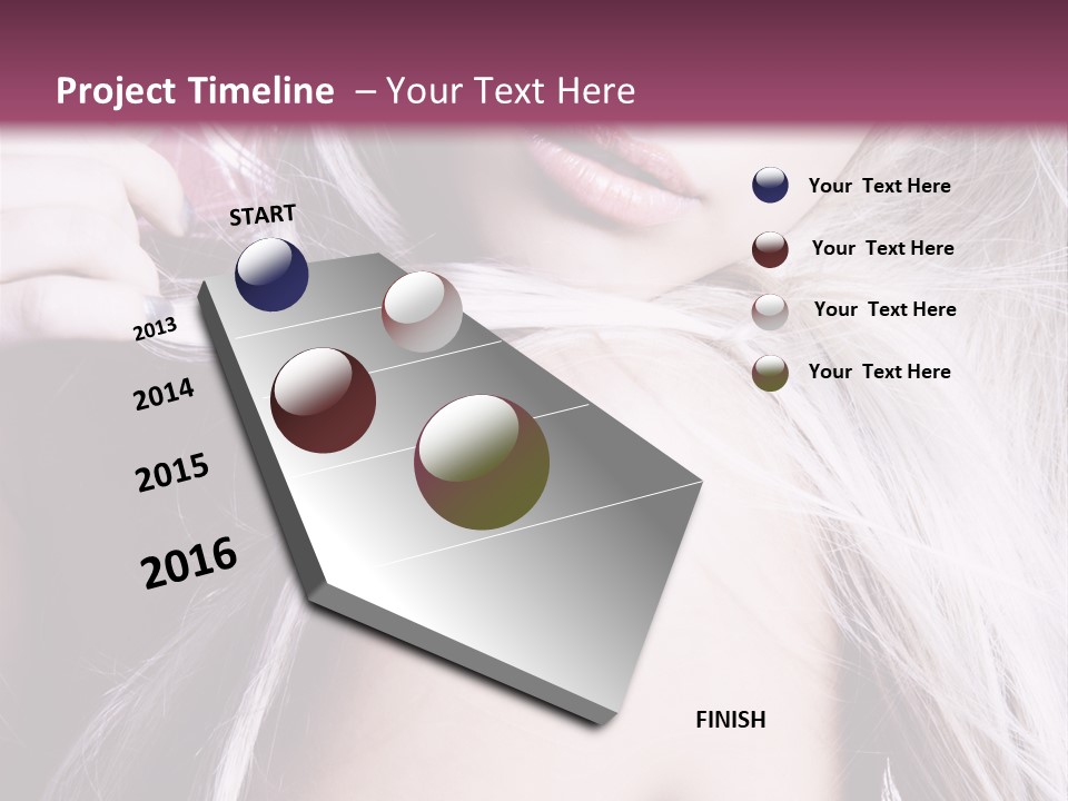 Woman Female Model PowerPoint Template
