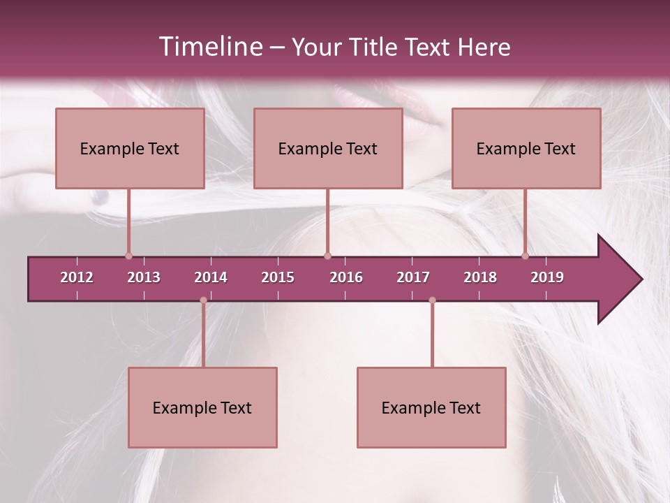 Woman Female Model PowerPoint Template