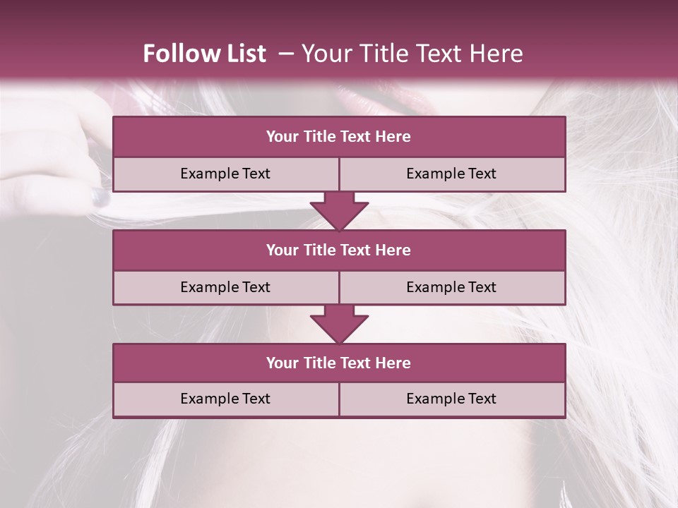 Woman Female Model PowerPoint Template