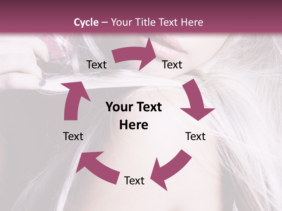 Woman Female Model PowerPoint Template