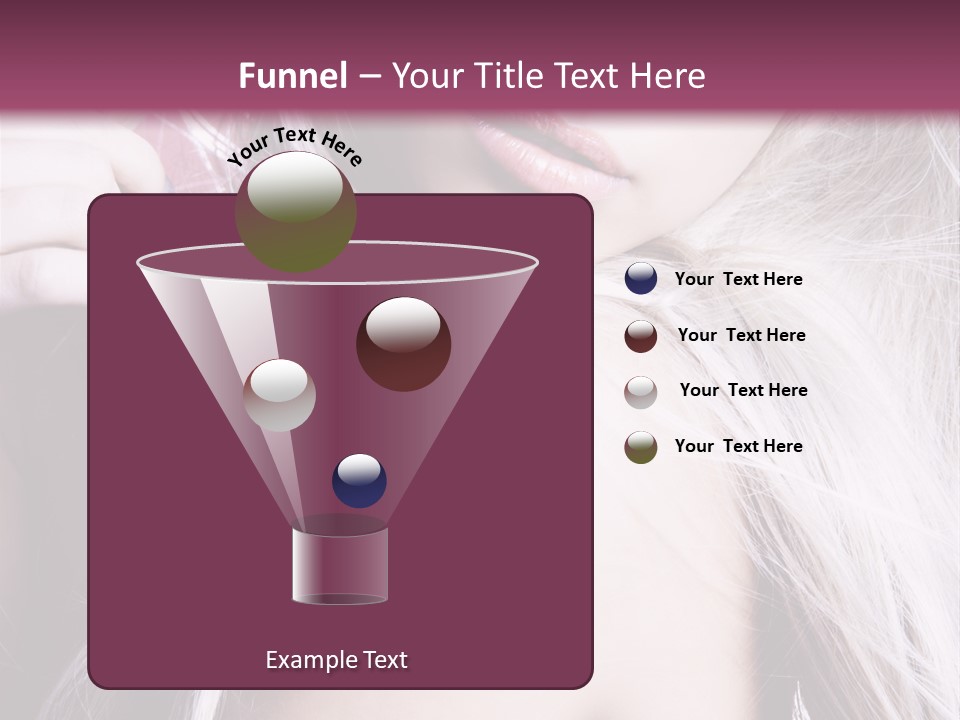 Woman Female Model PowerPoint Template