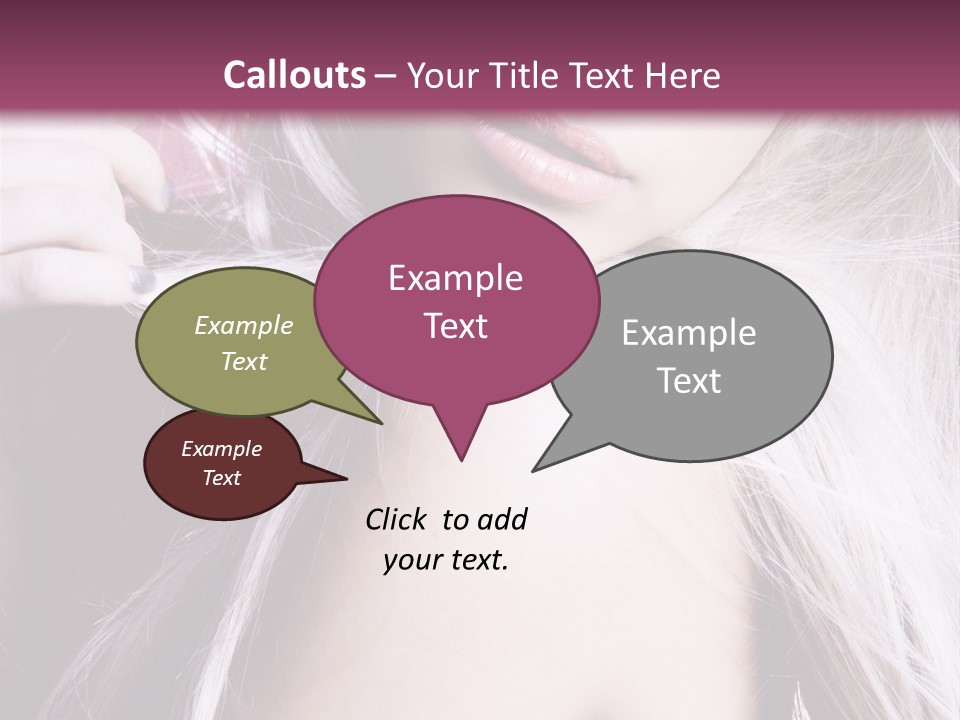 Woman Female Model PowerPoint Template
