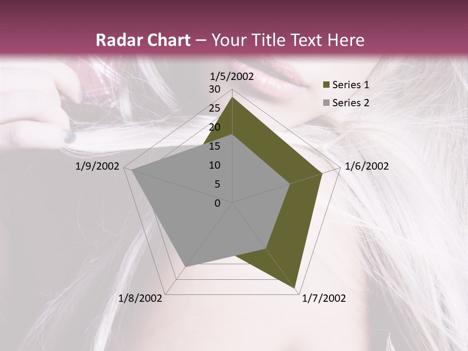 Woman Female Model PowerPoint Template