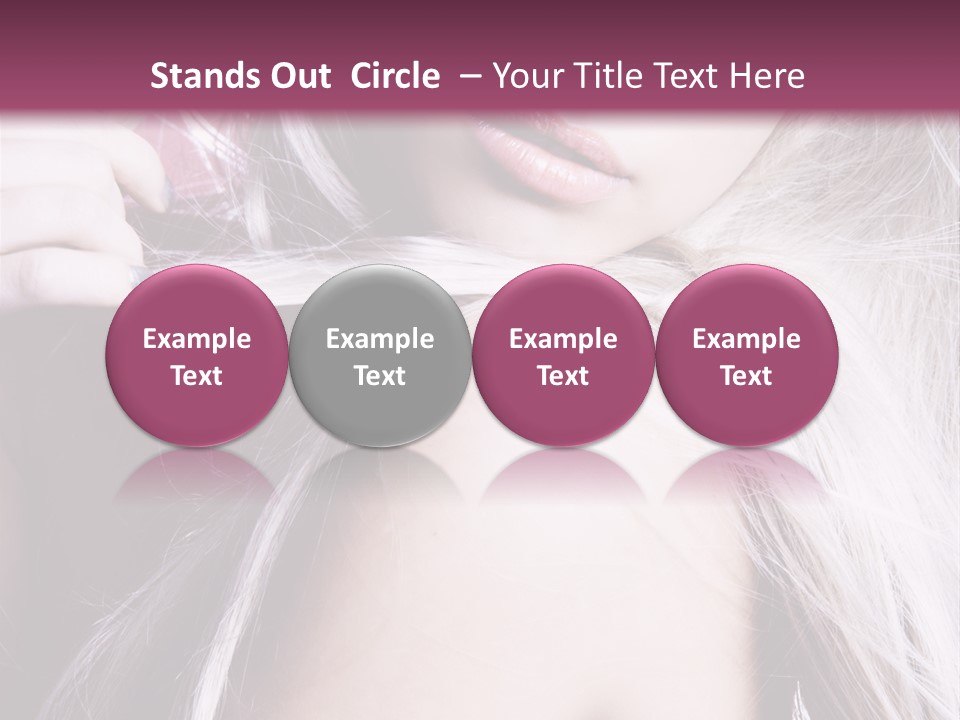 Woman Female Model PowerPoint Template