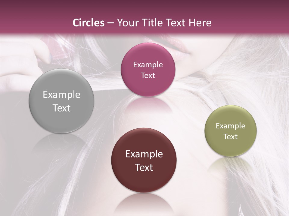 Woman Female Model PowerPoint Template