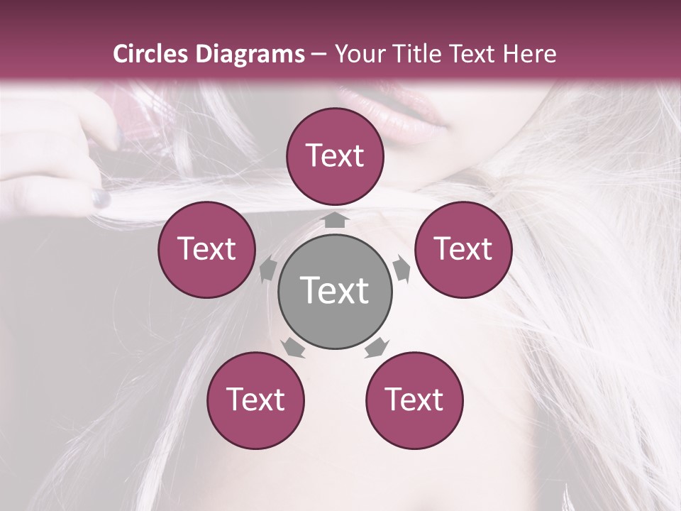 Woman Female Model PowerPoint Template