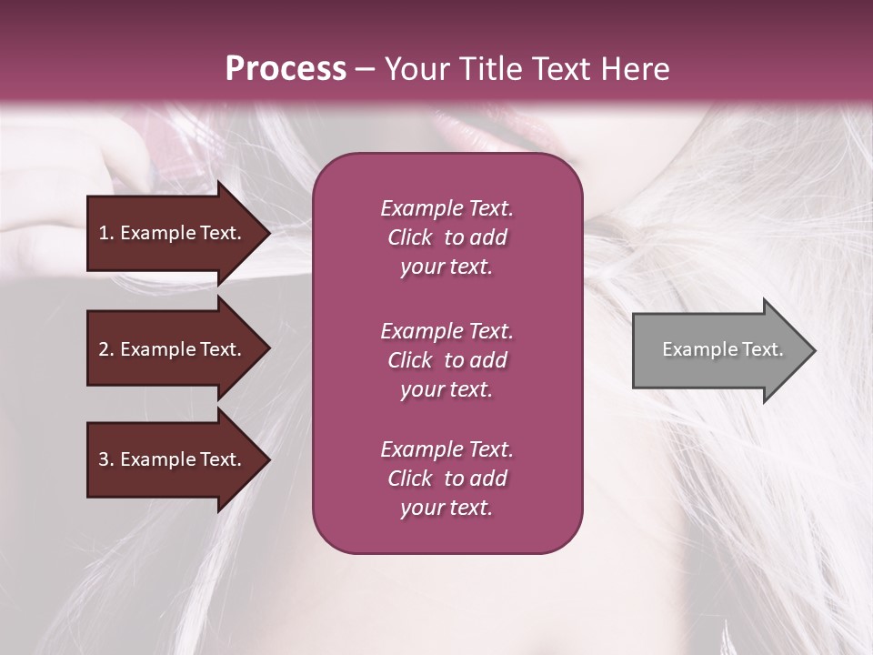 Woman Female Model PowerPoint Template
