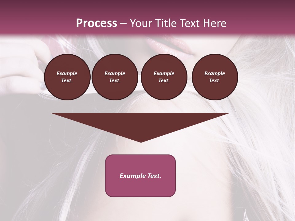 Woman Female Model PowerPoint Template