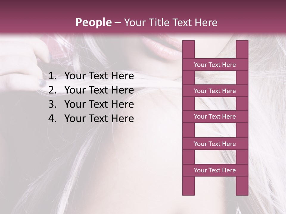 Woman Female Model PowerPoint Template