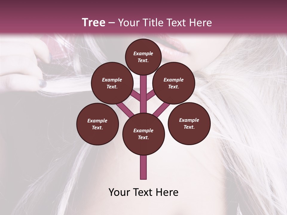 Woman Female Model PowerPoint Template
