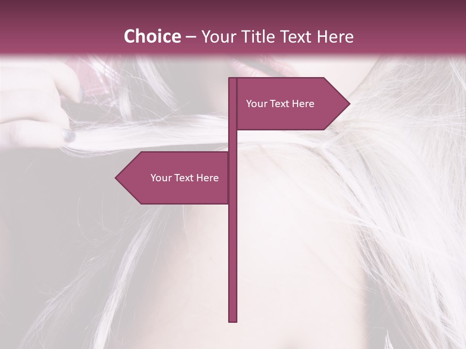 Woman Female Model PowerPoint Template