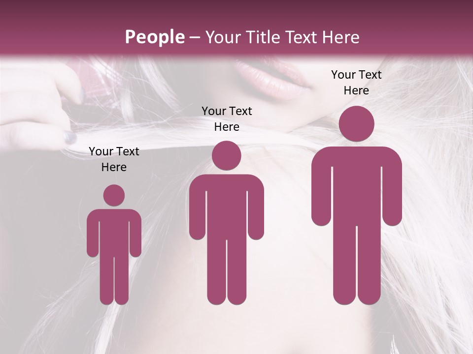 Woman Female Model PowerPoint Template
