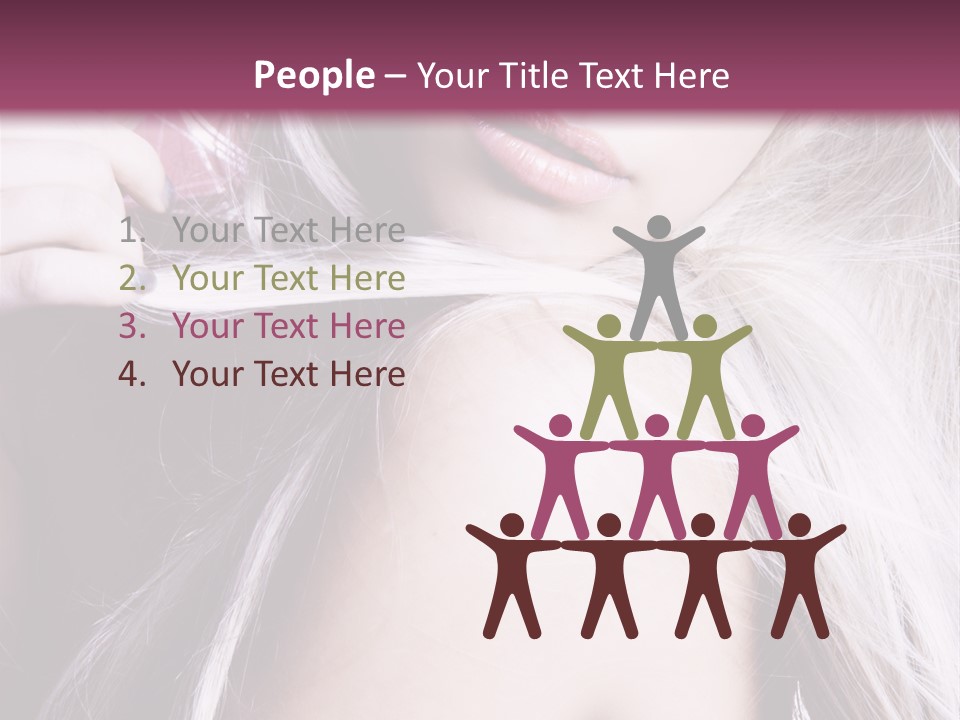 Woman Female Model PowerPoint Template