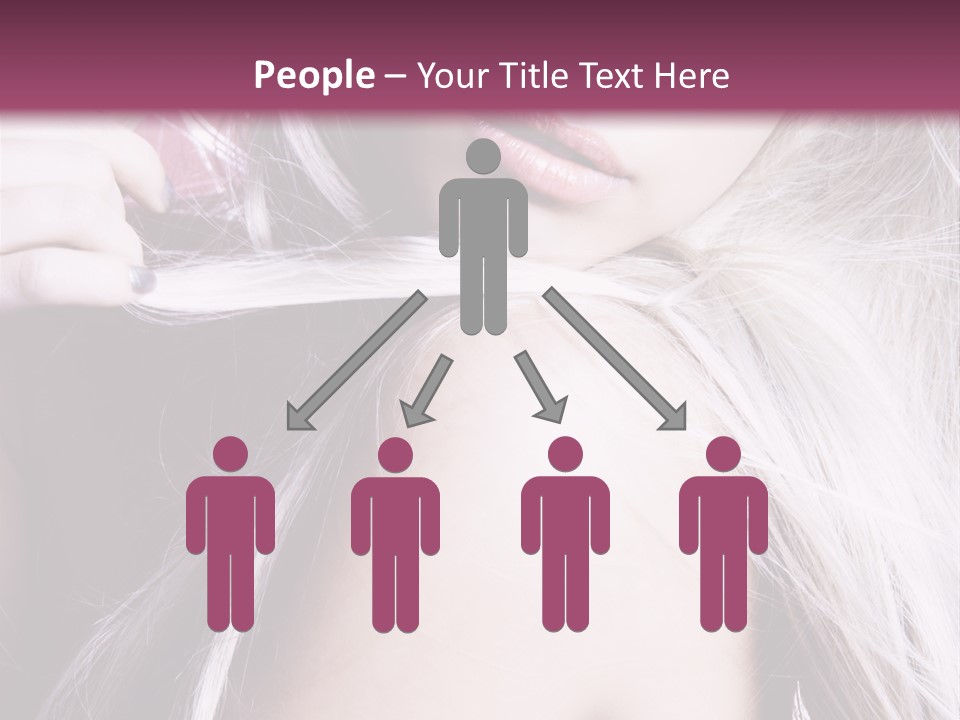 Woman Female Model PowerPoint Template
